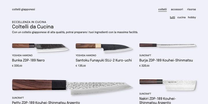 Coltelli Giapponesi screenshot